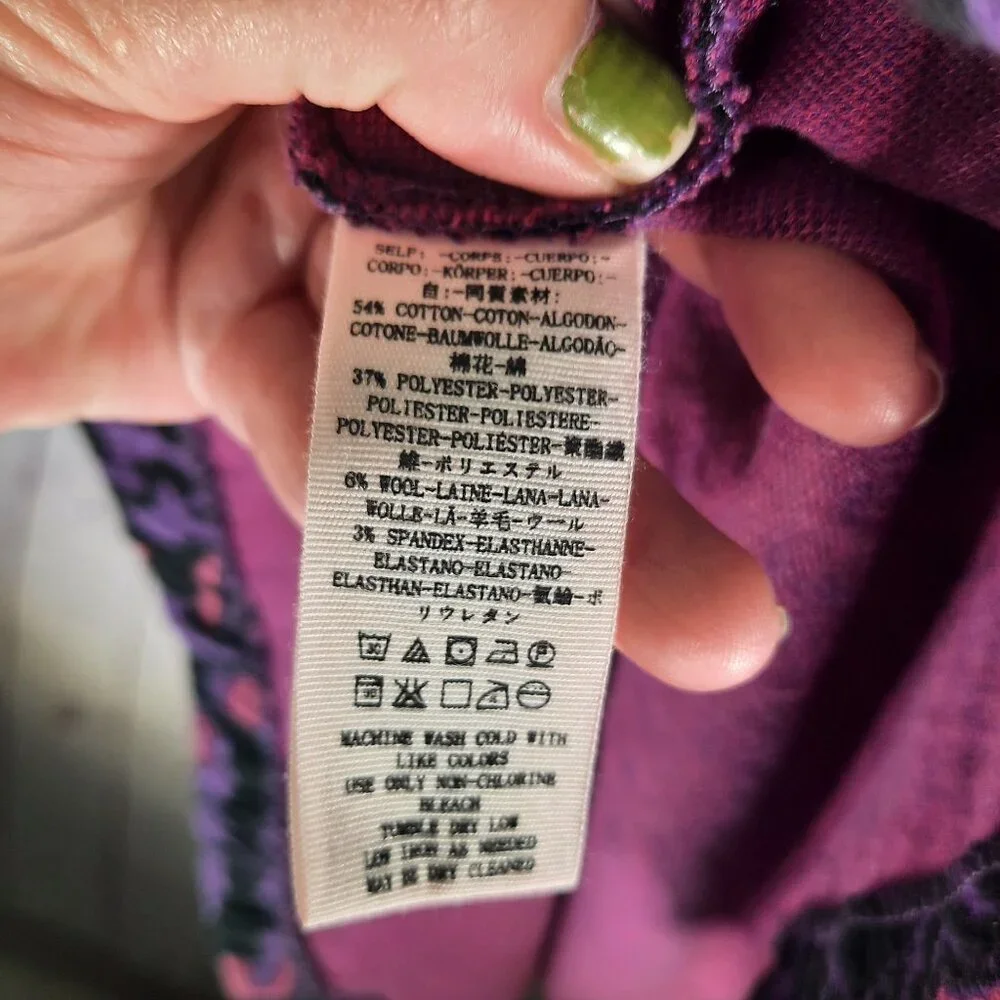 FREE PEOPLE Amelia Knit Dress in Purple - Picture 12 of 13
